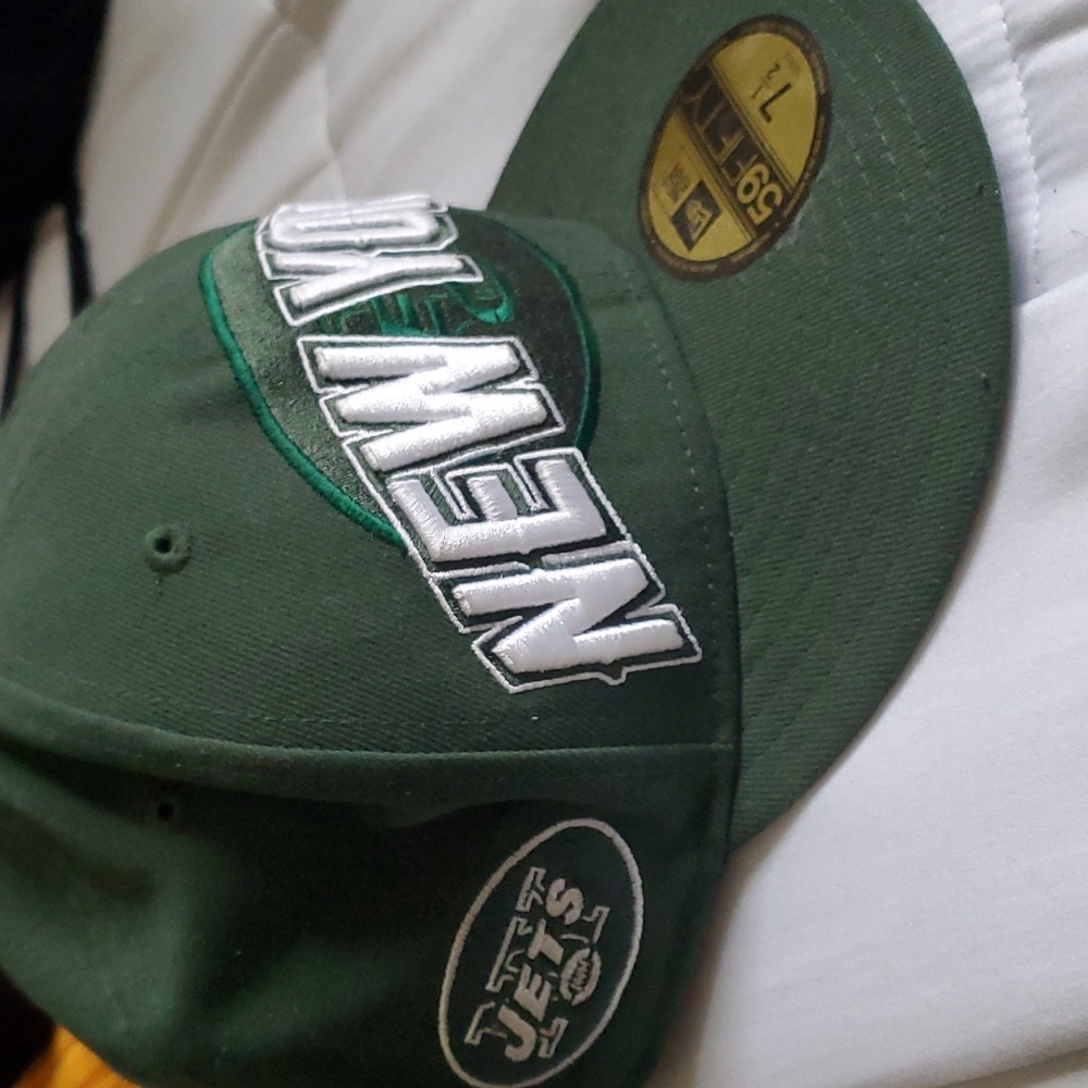 New Era New York Jets Fitted Hat Size 7 1/2